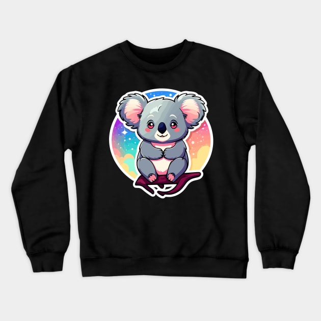 Koala Bear Illustration Crewneck Sweatshirt by FluffigerSchuh